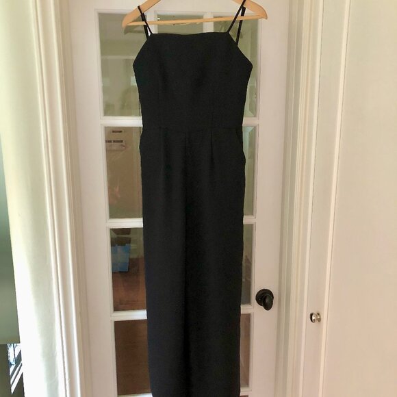 Pinkyotto Jumpsuit Crepe Black Wide Leg SIZE S - Picture 1 of 4